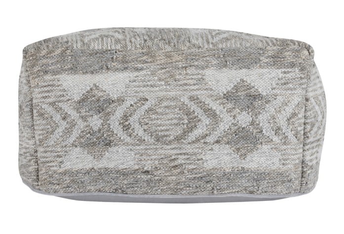 Classic Home Floor Cushions PERFORMANCE CARAVAN GRAY MULTI POUF