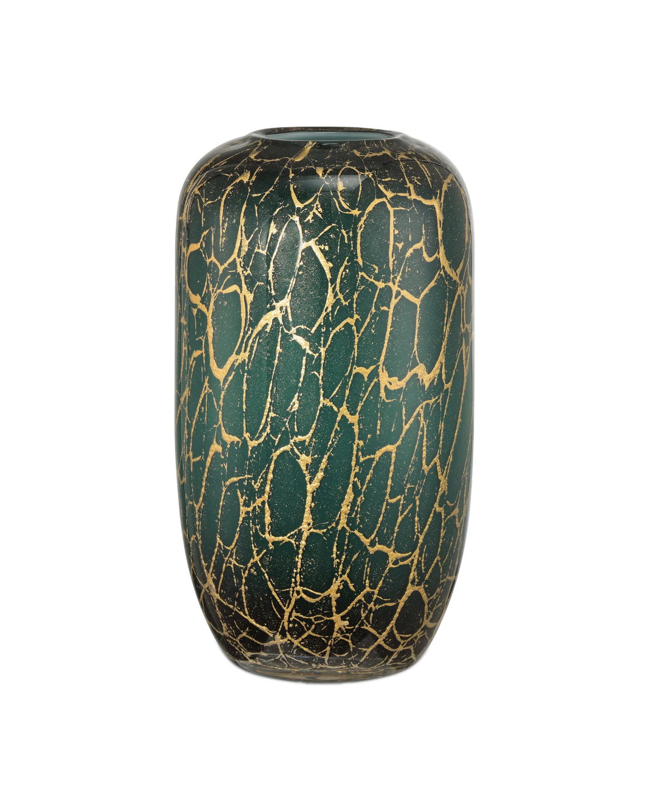 Vitry Green & Gold Vase