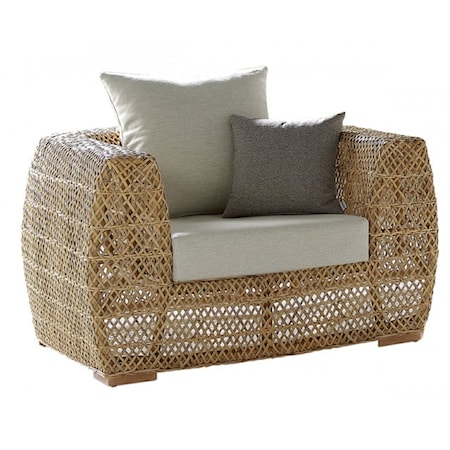 Sumatra Lounge Chair w/beige cushion