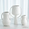 Global Views Vases by Global Views Aquitaine Vase-Matte White-Lg