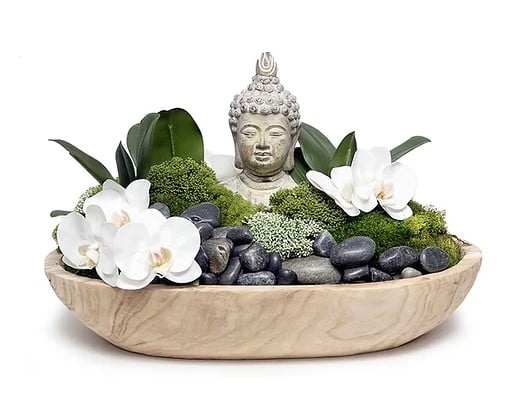 Buddha/Orchid Tray 