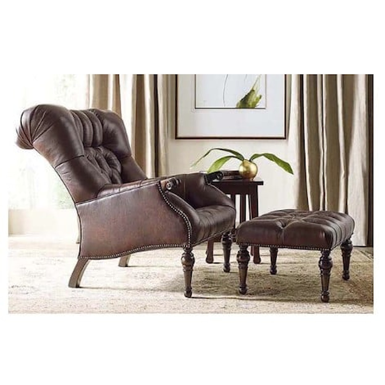 Stickley Leopold's Collection LEOPOLD'S OTTOMAN- RIALTO PECAN