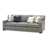 Massoud Sofas and Loveseats Charles 3 Seat Leather Sofa