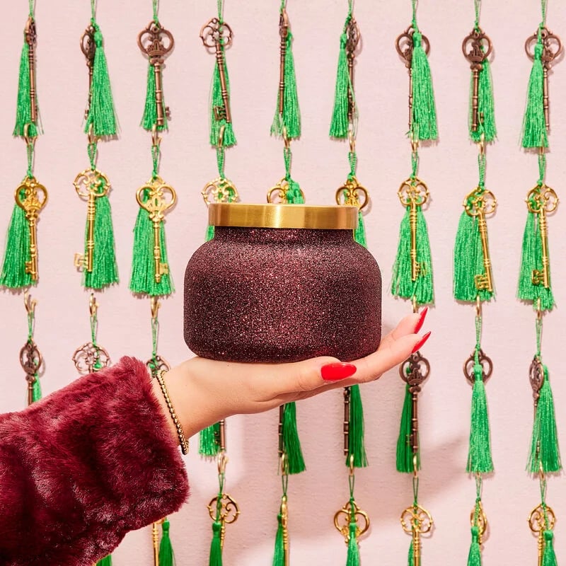 Capri Blue Signature Tinsel & Spice Glam Signature Jar, 19 oz