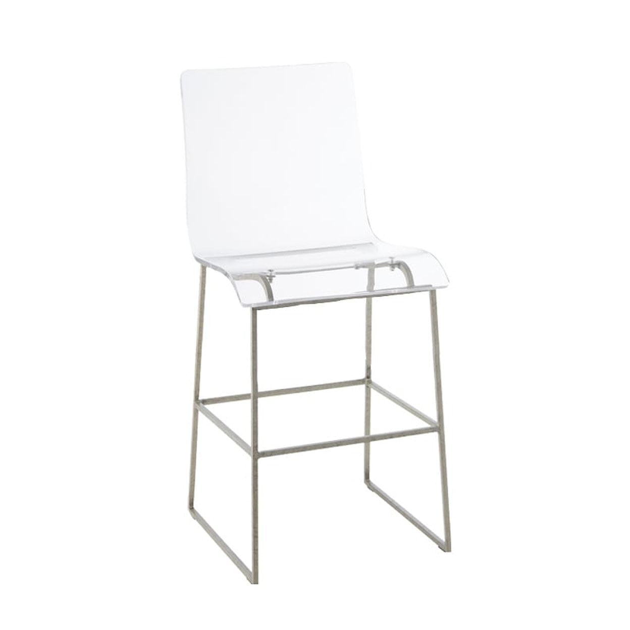 Gabby Stools KING 34.75" COUNTER HEIGHT STOOL-SILVER