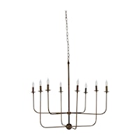 LILLY CHANDELIER- BRUSHED COPPER