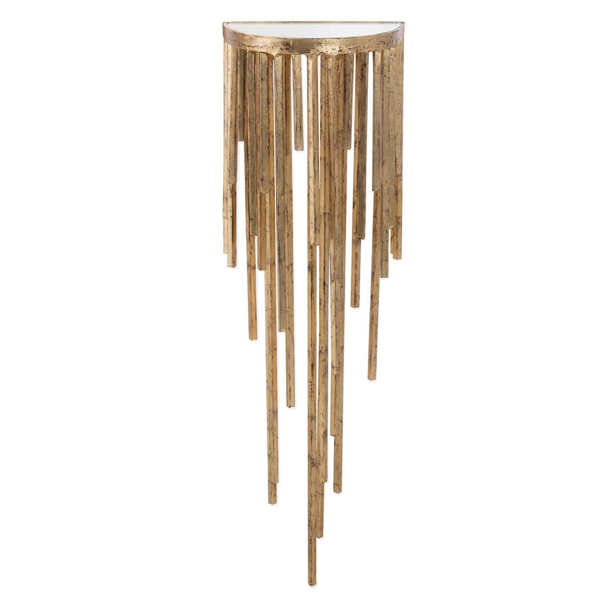 Staggered Gold Wall Sconce