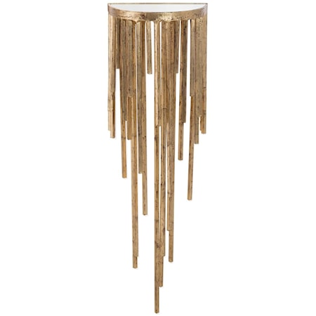 Staggered Gold Wall Sconce