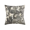 Classic Home Pillows BW LUCIANA GRAY/ METAL 22X22 THROW PILLOW