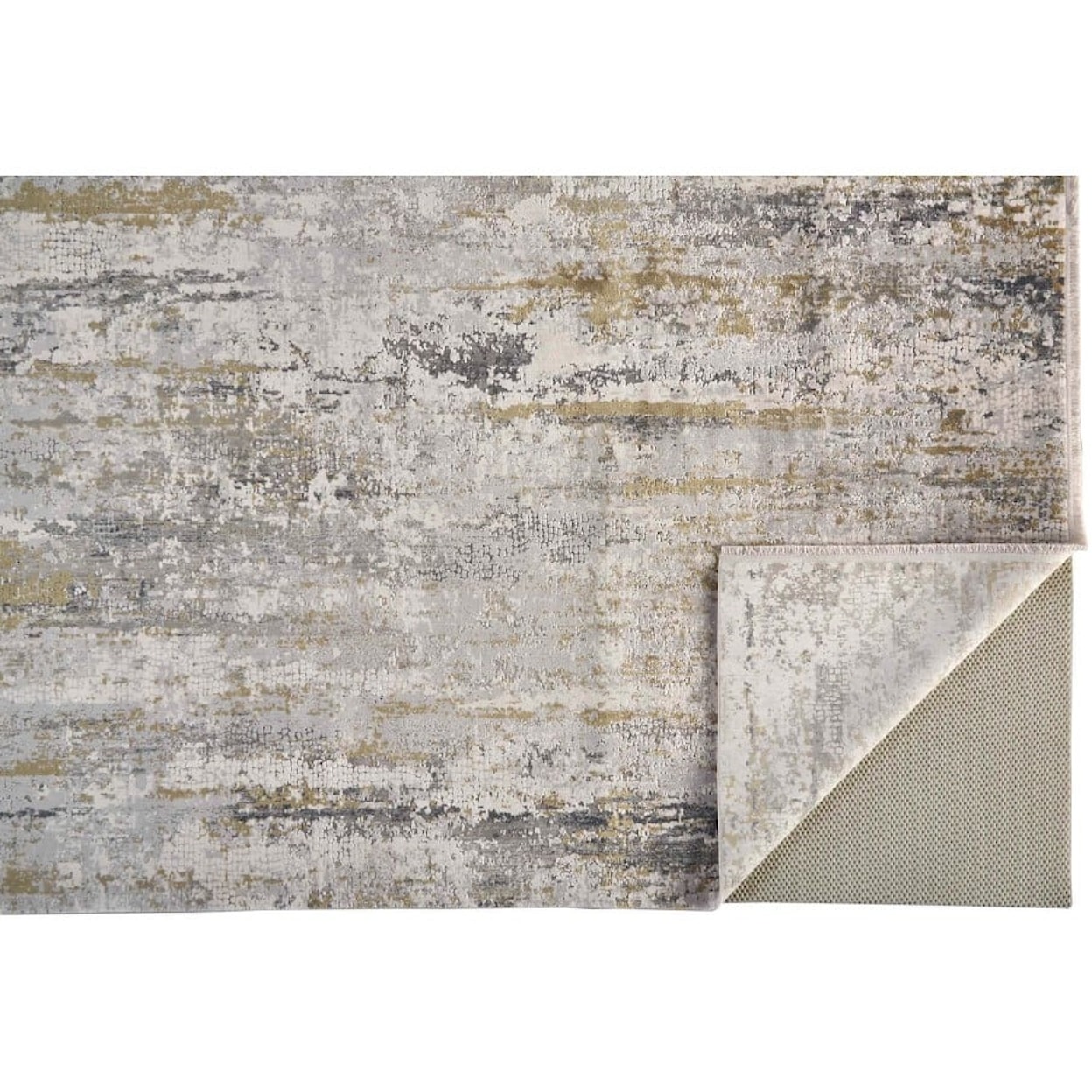 Feizy Rugs Cadiz Cadiz in Ivory-Gray 9' 9" x 13' 2" Rug