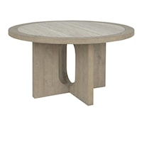 Talbot 55" Round Dining Table Natural