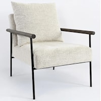 COHEN ACCENT CHAIR IVORY