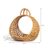 Ibolili Baskets and Sets WOVEN WATER HYACINTH CARRIER BASKET