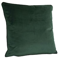 Iris Pillow in Dark Green