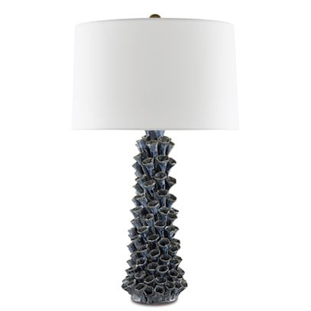 Currey & Co Lighting Table Lamps SUNKEN BLUE TABLE LAMP
