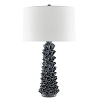 SUNKEN BLUE TABLE LAMP