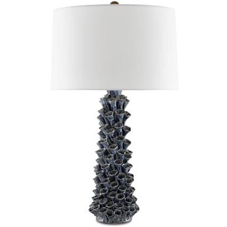 SUNKEN BLUE TABLE LAMP