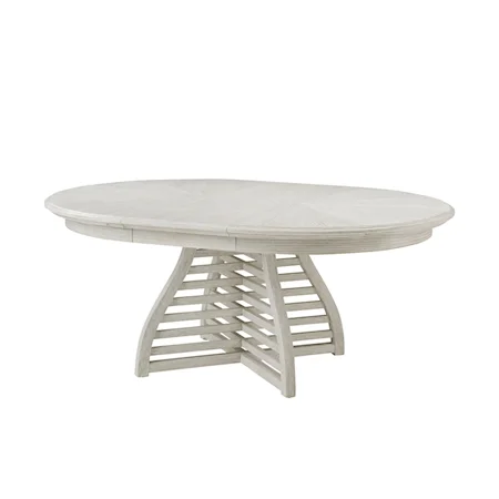 BREEZE SLATTED EXTENDING DINING TABLE