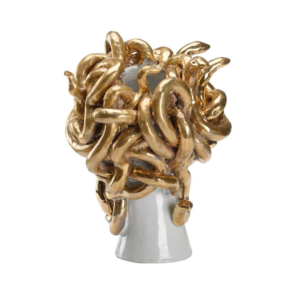 Wildwood Lamps Decorative Accessories Medusa Vase - Oro