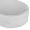 Uttermost Accessories BIG PILL BOWL/TRAY - WHITE MARBLE