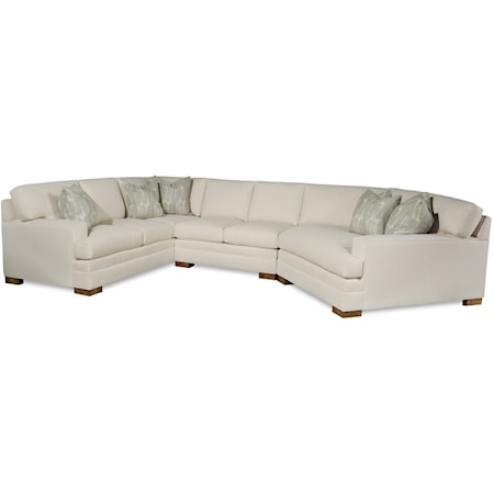 TAYLOR MADE PLUSH SECTIONAL