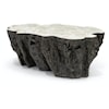 Palecek Chloe Chloe Fossil Clam Lava Coffee Table