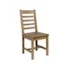 Classic Home Caleb CALEB DINING CHAIR DISTRESSED BROWN