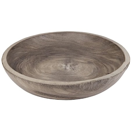 GREYSTONE ROUND PLATTER- LARGE