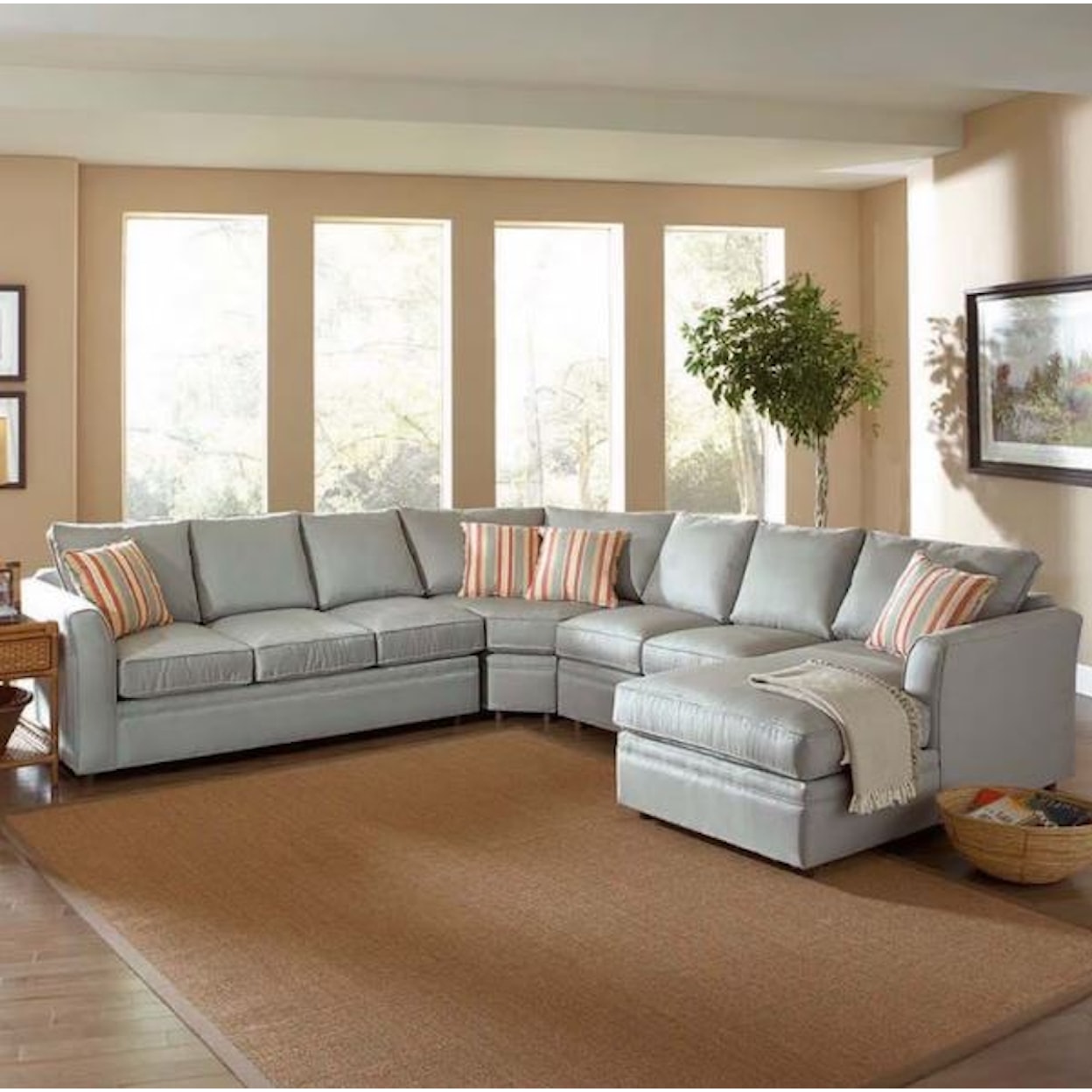 Braxton Culler Northfield Northfield Four-Piece Chaise Sectional
