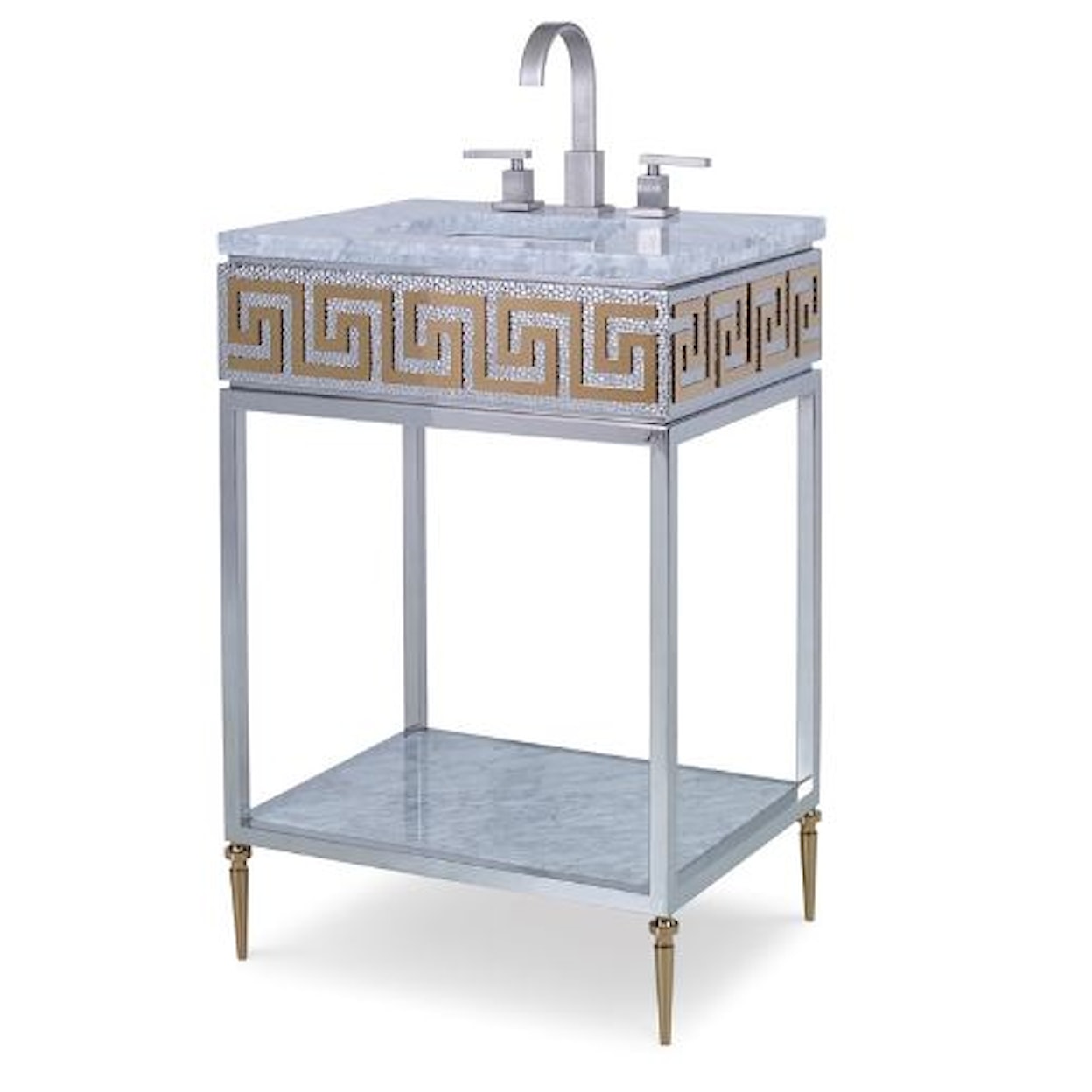 Ambella Home Collection Bath and Vanity Roman Petite Sink Chest