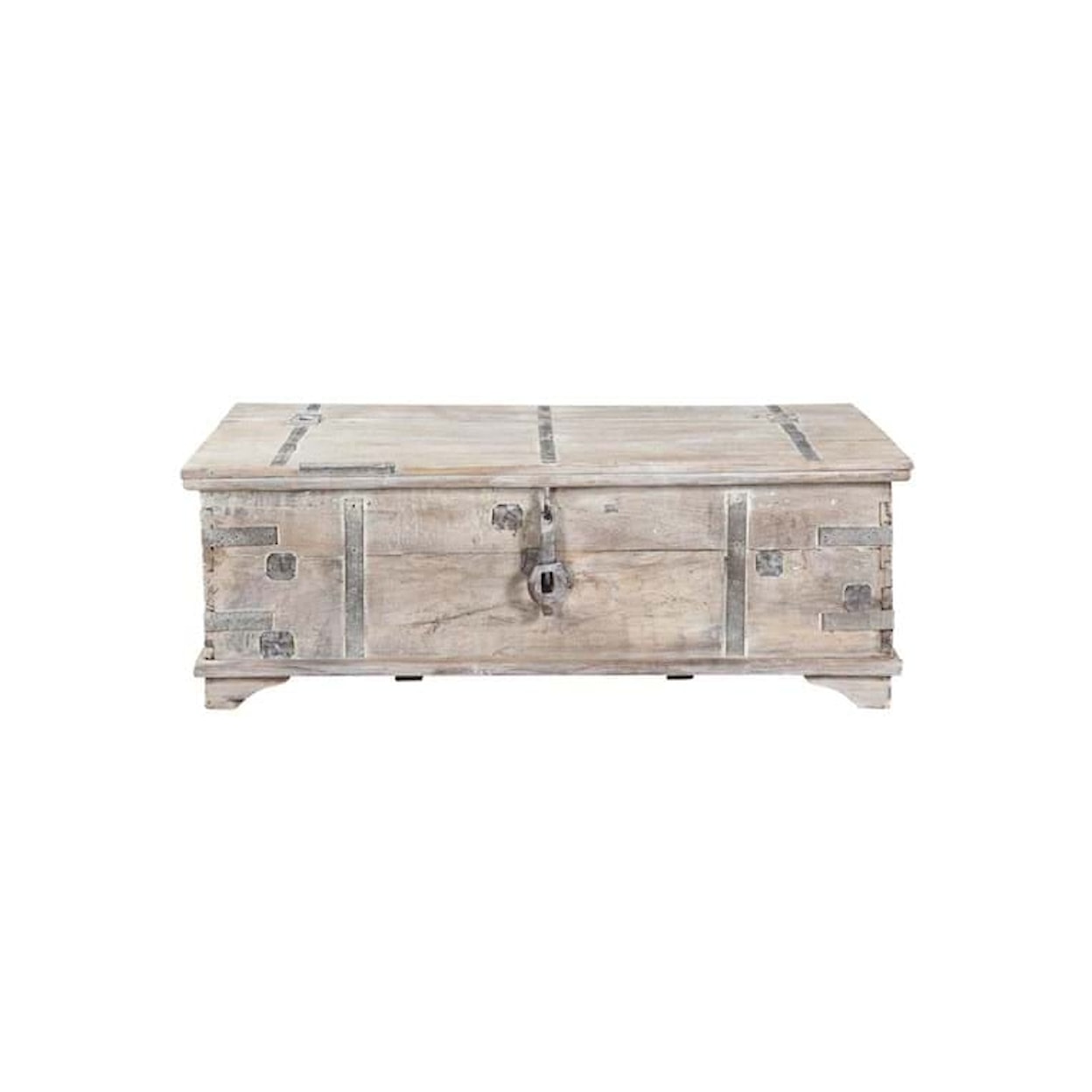 Classic Home Alta ALTA TRUNK COFFEE TABLE BLEACHED WHITE