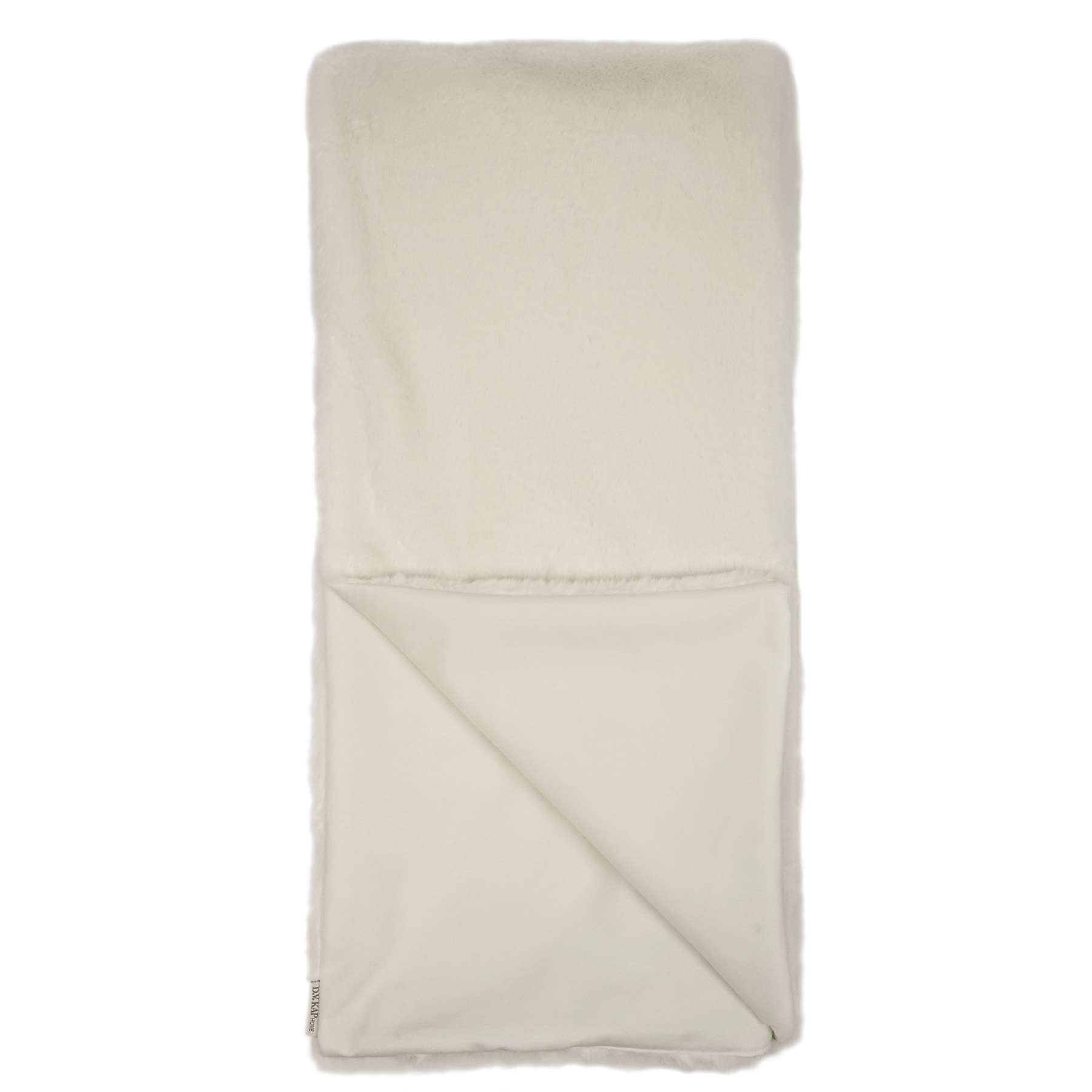 D.V. KAP Home Throws Furocious Throw-Cream- with Cord