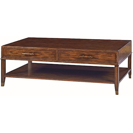 RECTANGULAR COFFEE TABLE- COUNTRY