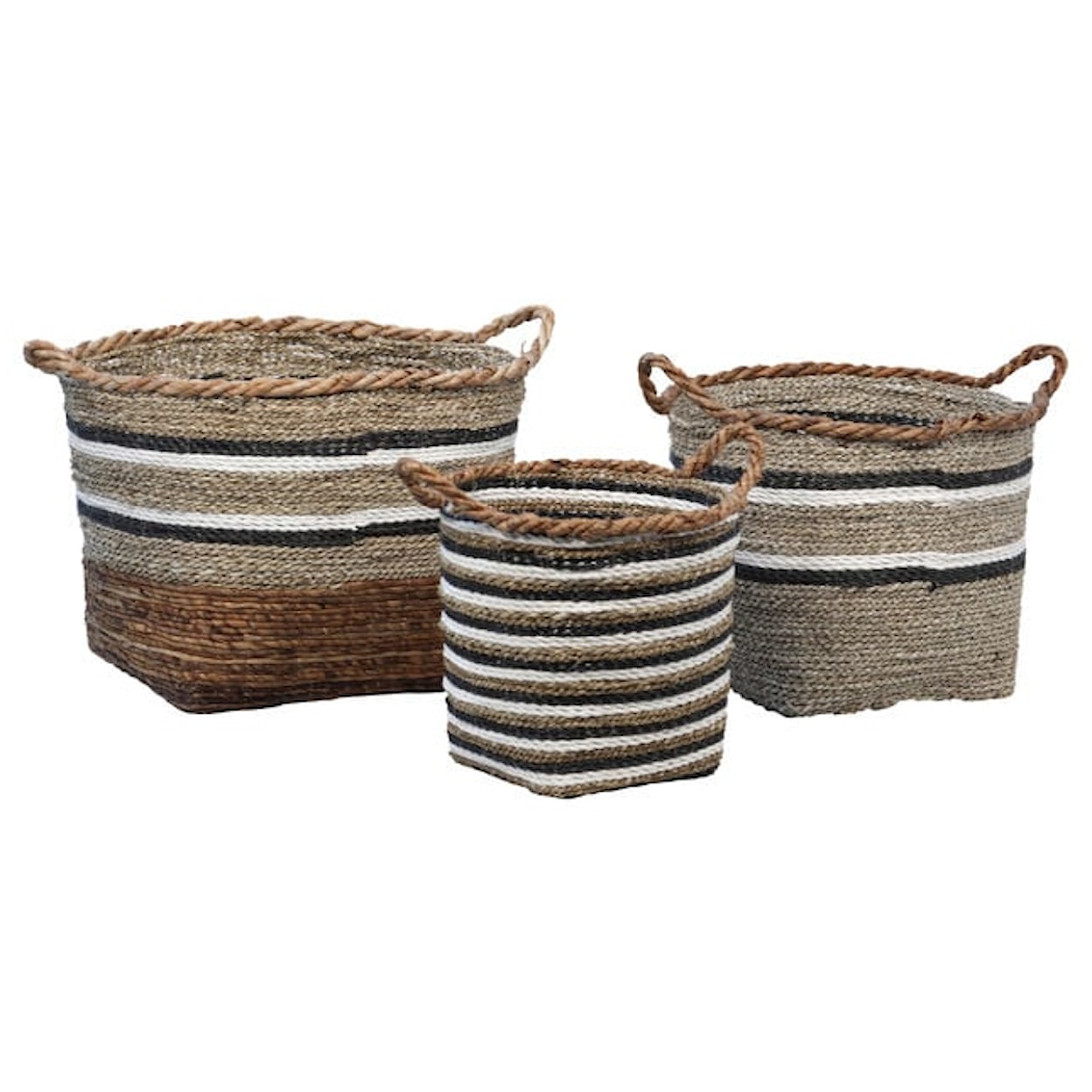 Dovetail Furniture Accessories Ayanna Basket Set Of 3