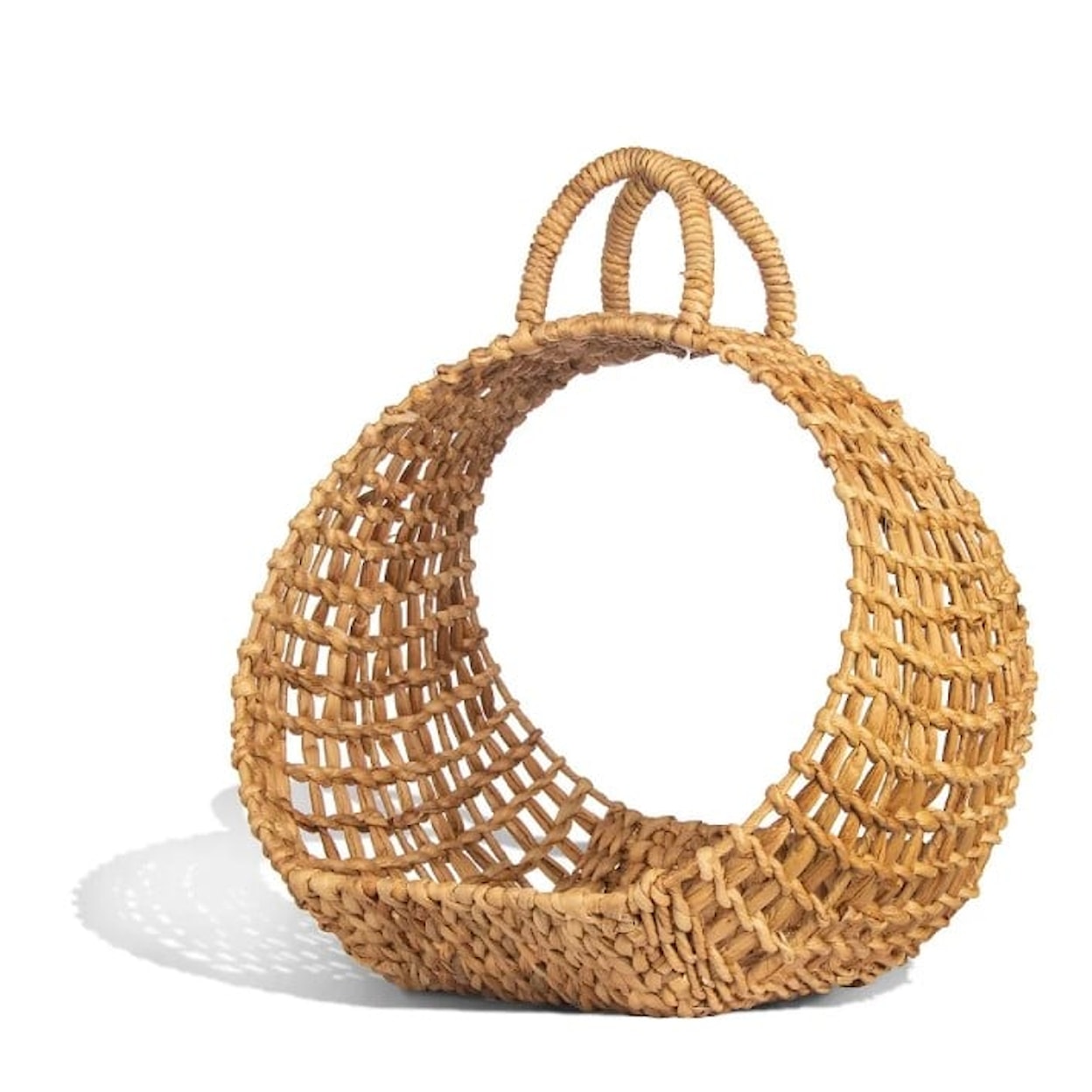 Ibolili Baskets and Sets WOVEN WATER HYACINTH CARRIER BASKET