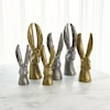 Global Views Sculptures by Global Views Rabbit-Reactive Matte Gold-Med