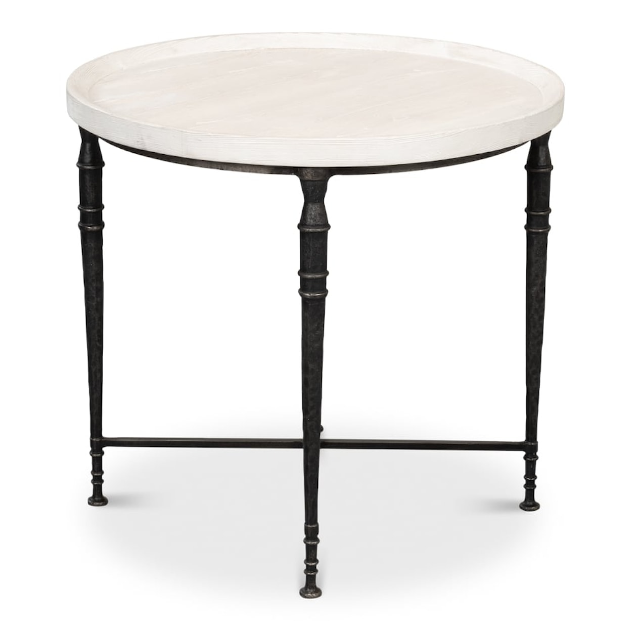 Sarreid Ltd Chairside/ Lamp Tables Nathaniel Elegance Side Table