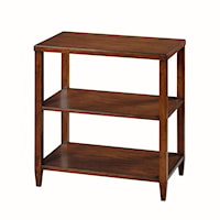 RECTANGLE TIERED END TABLE-RUSTIC