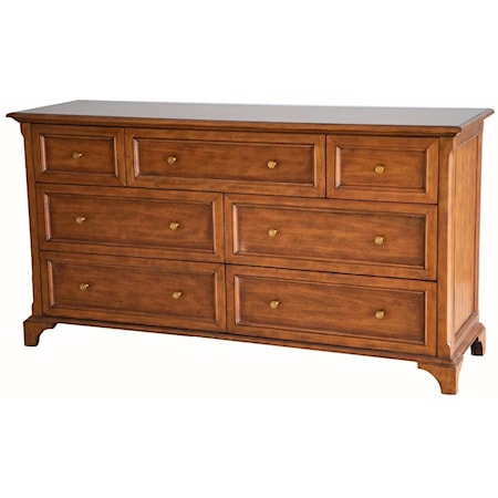 Six Drawer Country Dresser