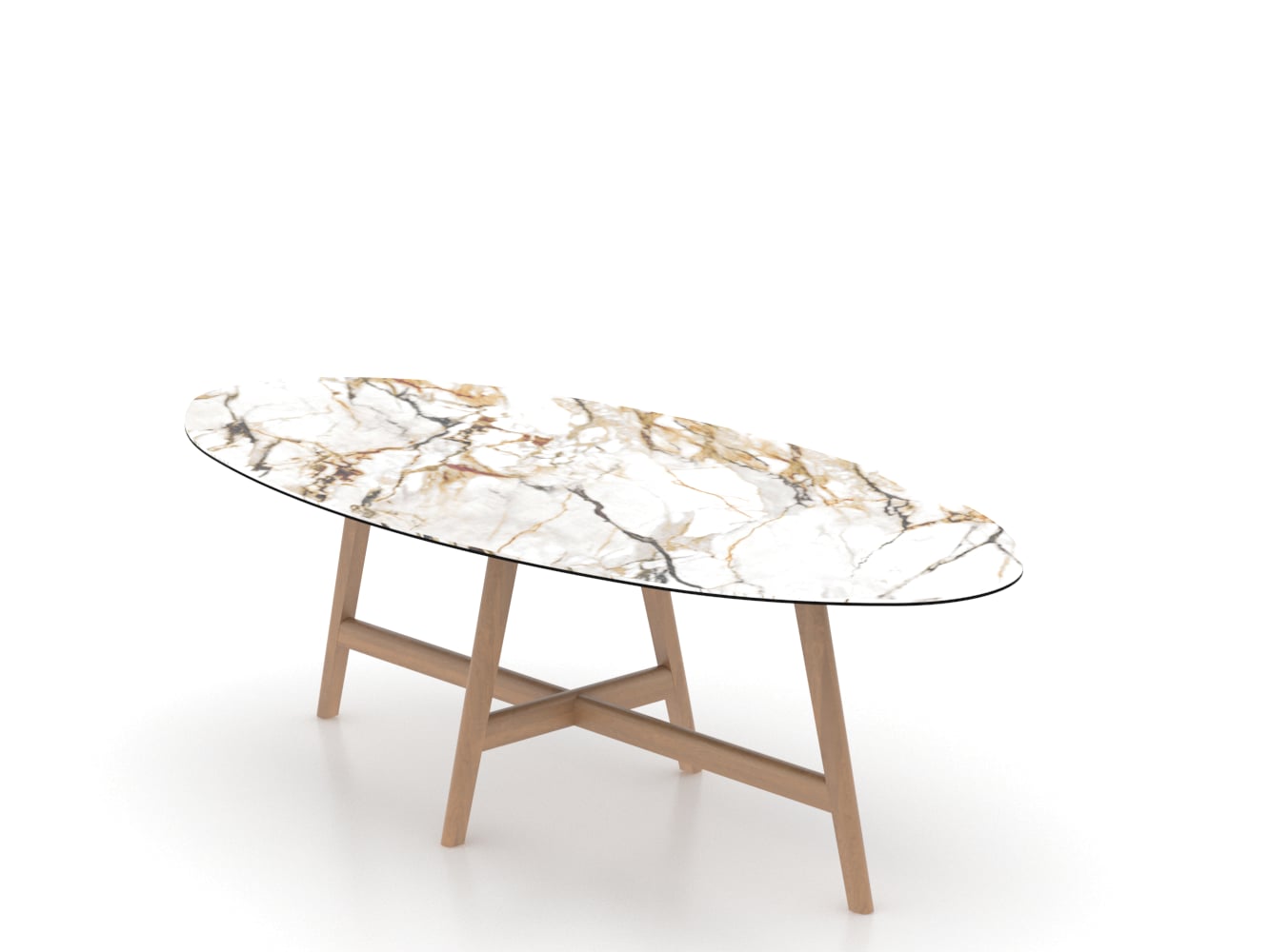 Canadel Downtown Downtown Porcelain Dining Table