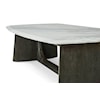 Theodore Alexander Repose Repose Wooden Coffee Table Marble Top