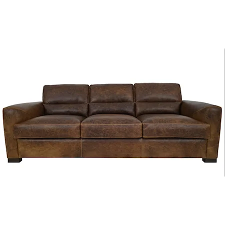 Bartram 3 Seat Leather Sofa