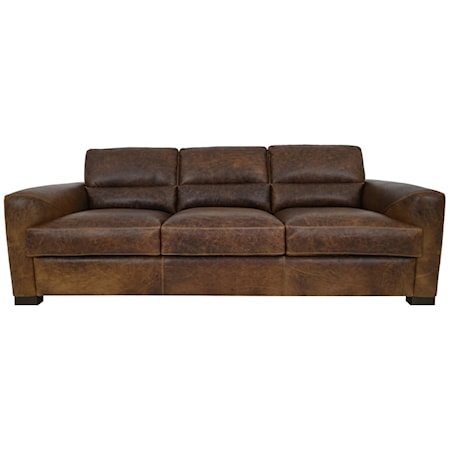 Bartram 3 Seat Leather Sofa