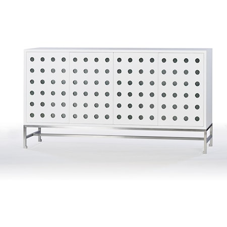 PERFORATED SIDEBOARD- GHOST