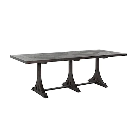 ADAMS DINING TABLE- DARK