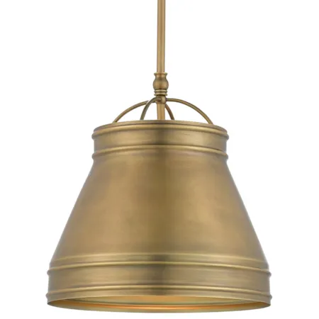 Lumley Brass Pendant