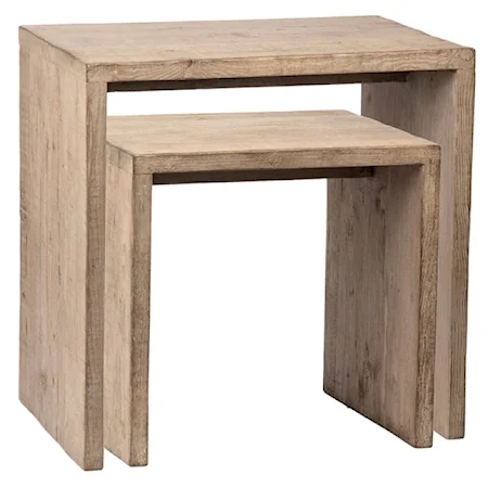 Merwin Nesting Tables in a Light Warm Wash