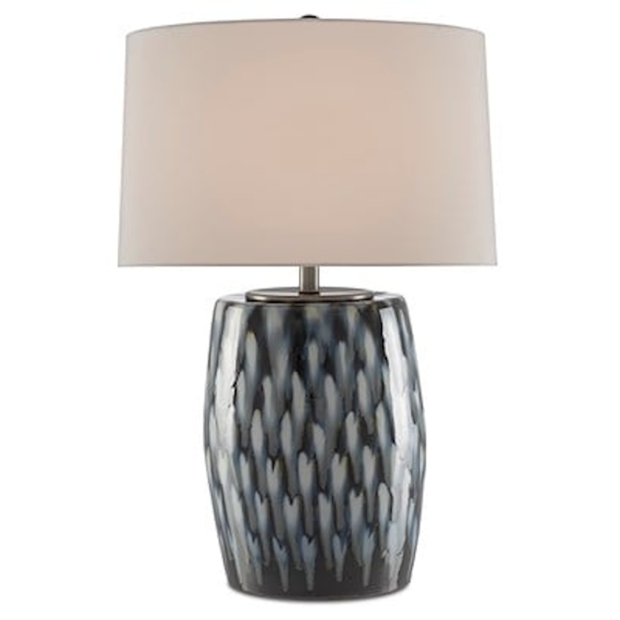 Currey & Co Lighting Table Lamps MILNER BLUE TABLE LAMP