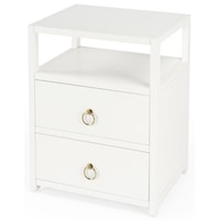 White Nightstand/Accent Table