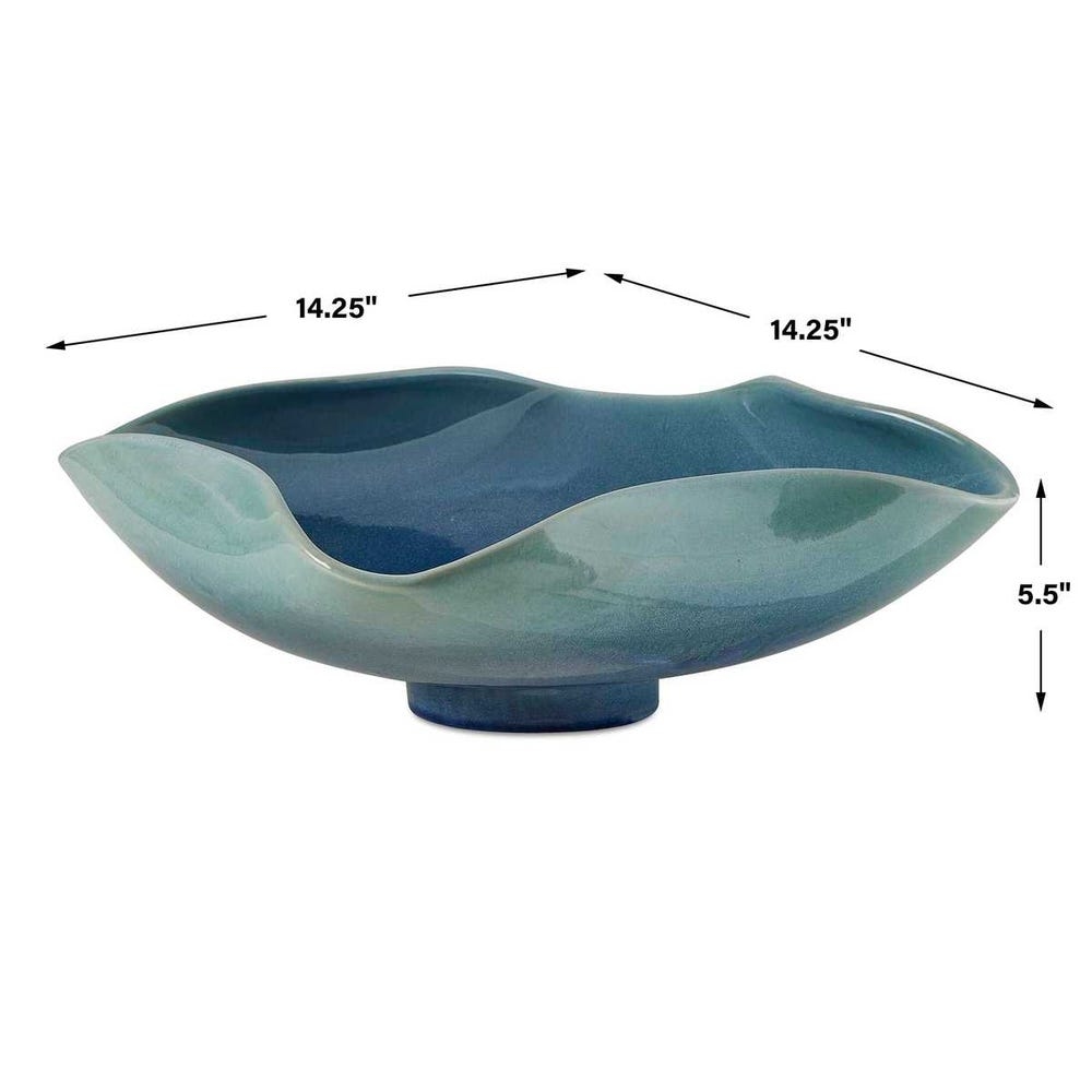 Uttermost BOWLS Blue Lagoon Outdoor Bowl